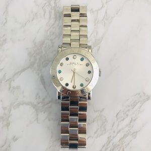 Marc Jacobs diamond-studded watch